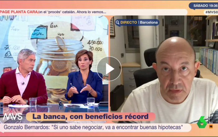 Gonzalo Bernardos habla sobre las hipotecas