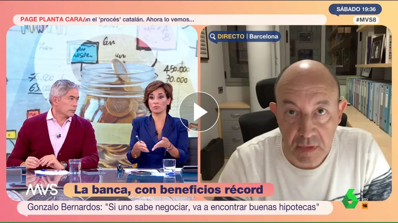 Gonzalo Bernardos habla sobre las hipotecas